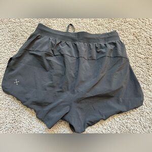 Lululemon Black/Dark Grey Shorts Athletic Running Men (s)